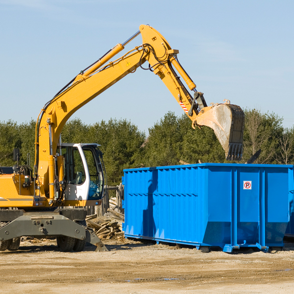 how many times can i have a residential dumpster rental emptied in Ashby